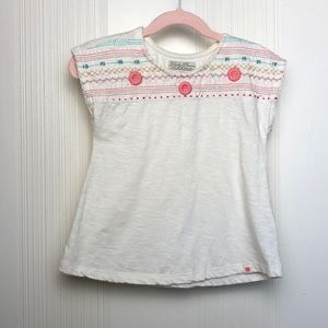 Lucky Brand Embroidered Top